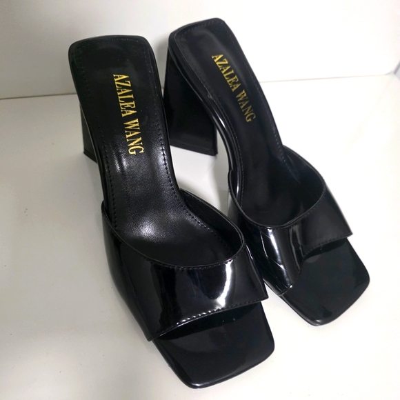 Azalea Wang Shoes - Azalea Wang Black Heels Size 7.5